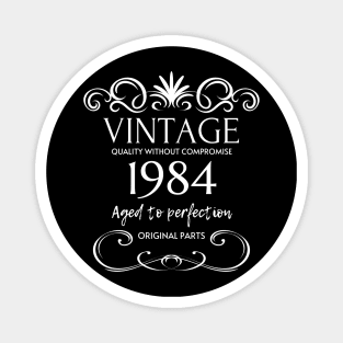 Vintage 1984 - Birthday Gift For Men Magnet